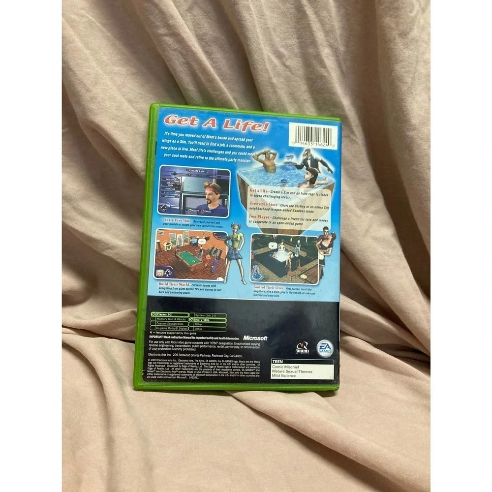 The Sims (Microsoft Xbox Original, 2003) CIB